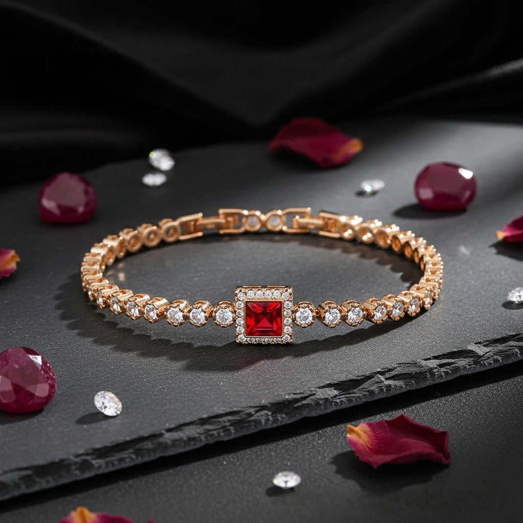 Rokassprādze "Kvadrāta kristāls"