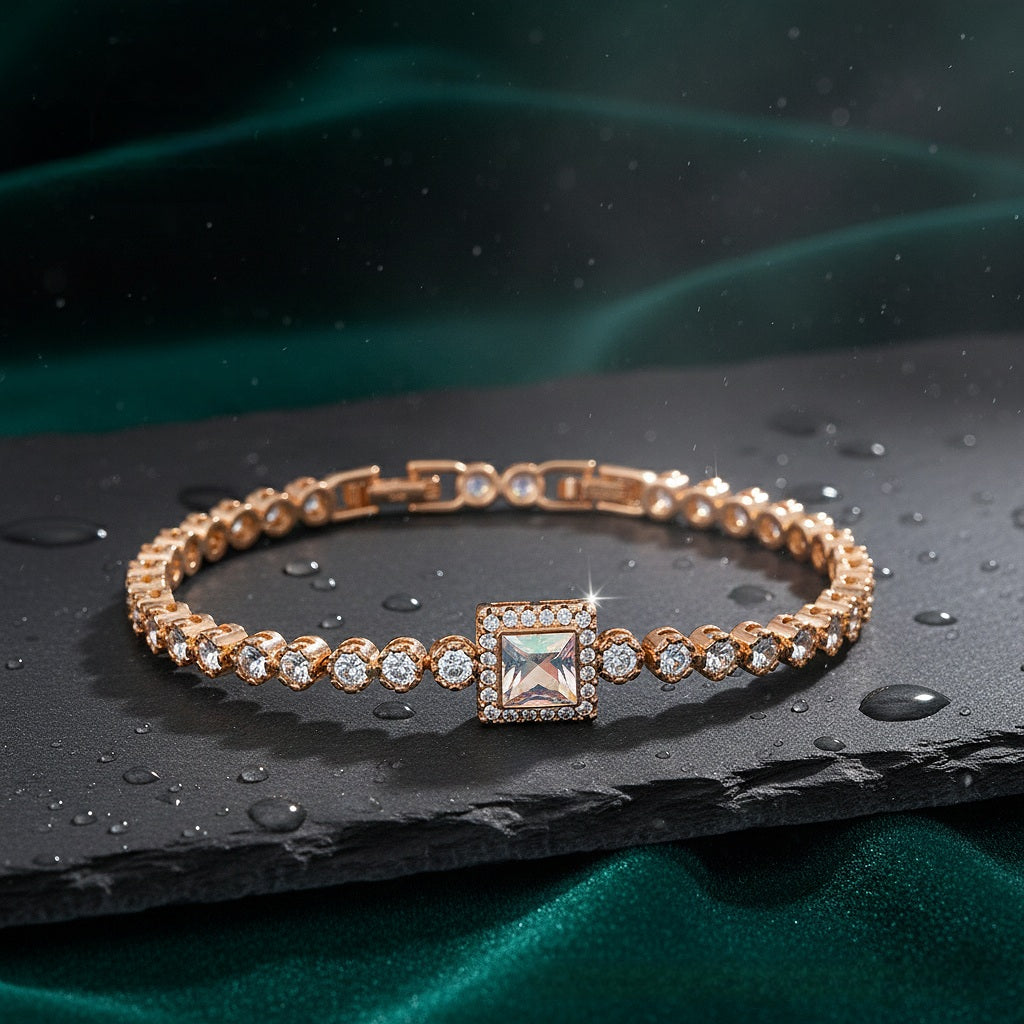 Rokassprādze "Kvadrāta kristāls"