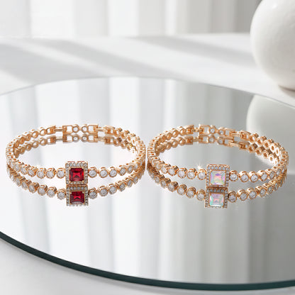 Rokassprādze "Kvadrāta kristāls"