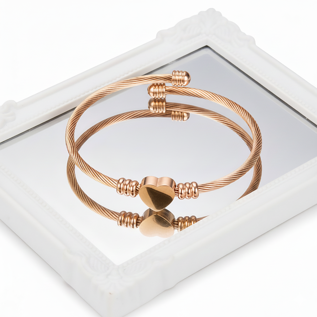 Rokassprādze "Glossy heart"