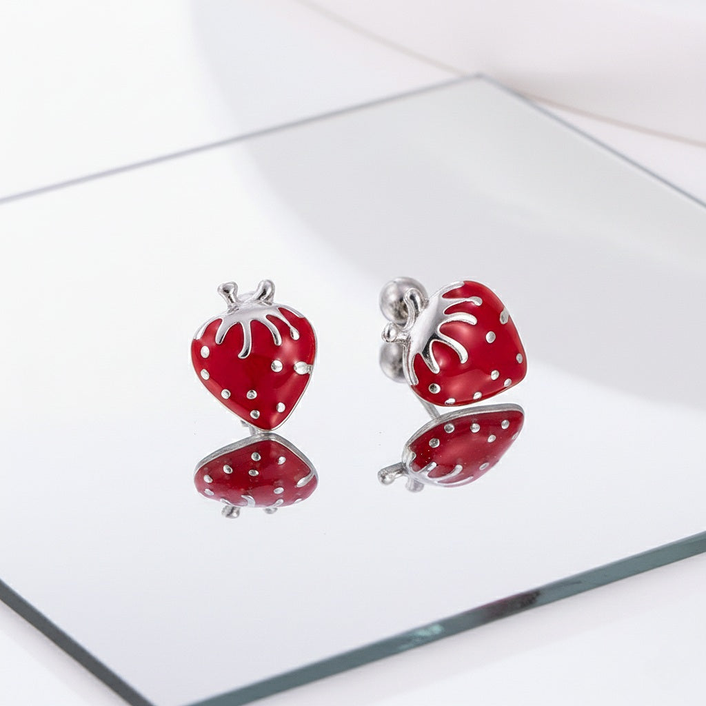 Auskari bērniem "Gaišās zemenītes"