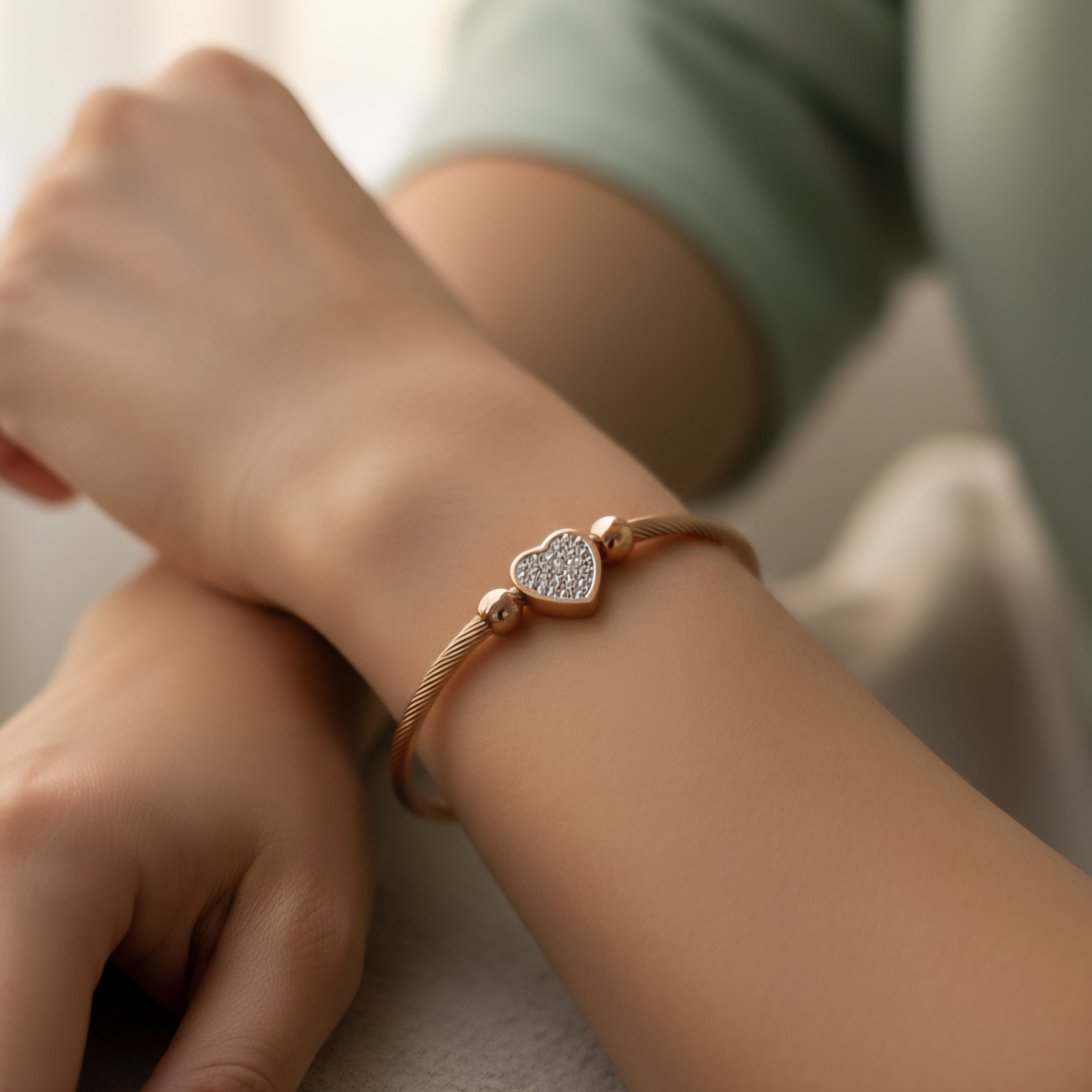 Rokassprādze "Crystal heart"