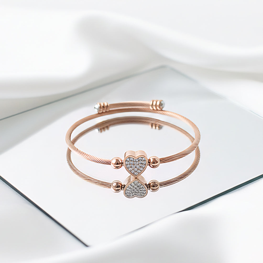 Rokassprādze "Crystal heart"