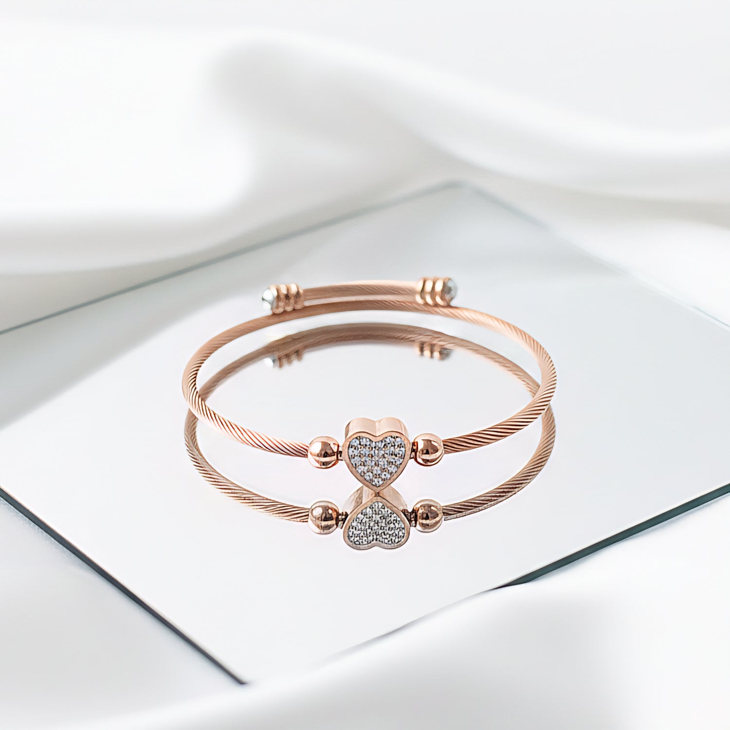 Rokassprādze "Crystal heart"