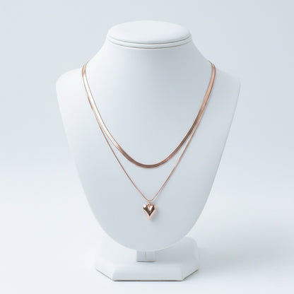 Necklace "Reflection Heart"