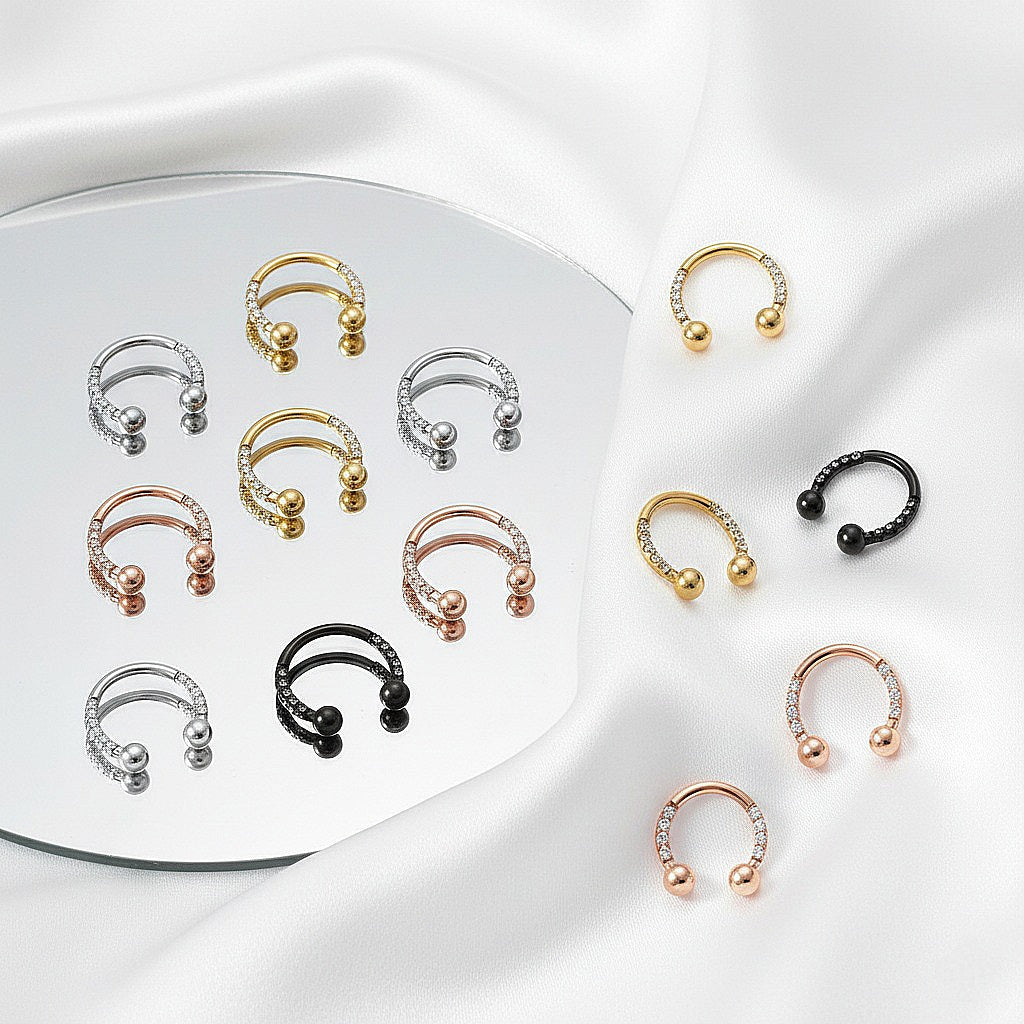 Pīrsings "Kristālu C"