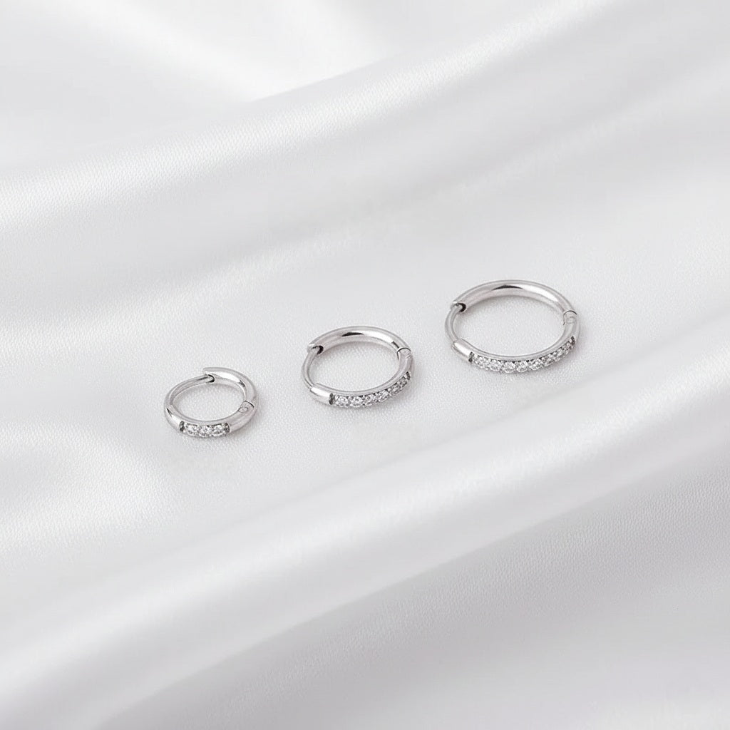 Pīrsings auskars "Gaišā klasika" 1 gab.