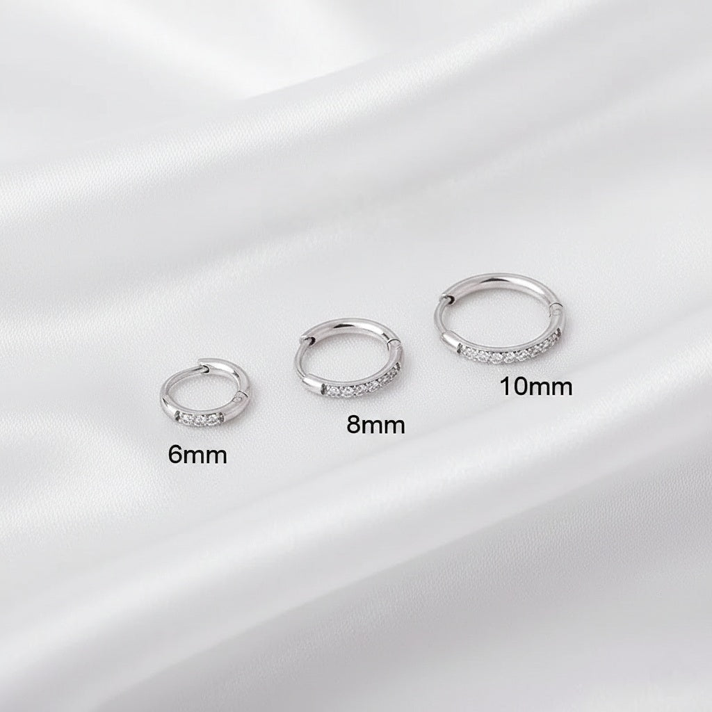 Pīrsings auskars "Gaišā klasika" 1 gab.