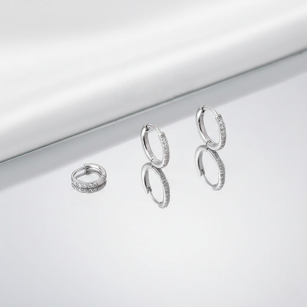 Pīrsings auskars "Gaišā klasika" 1 gab.