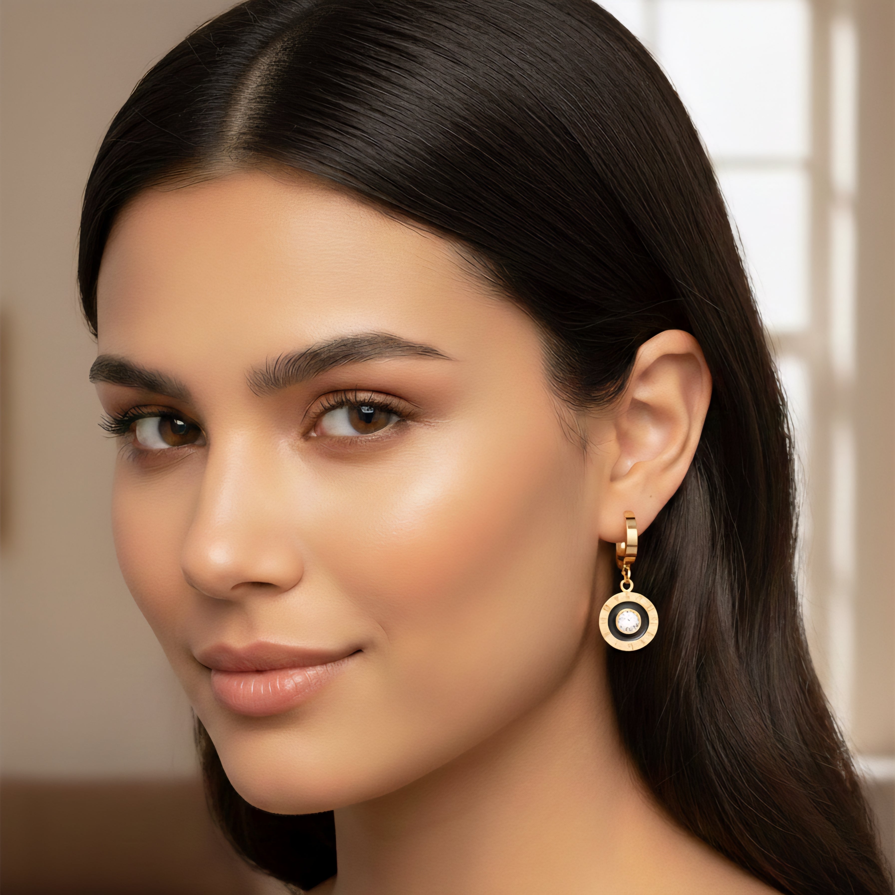 Auskari "Elegance ar kristālu"