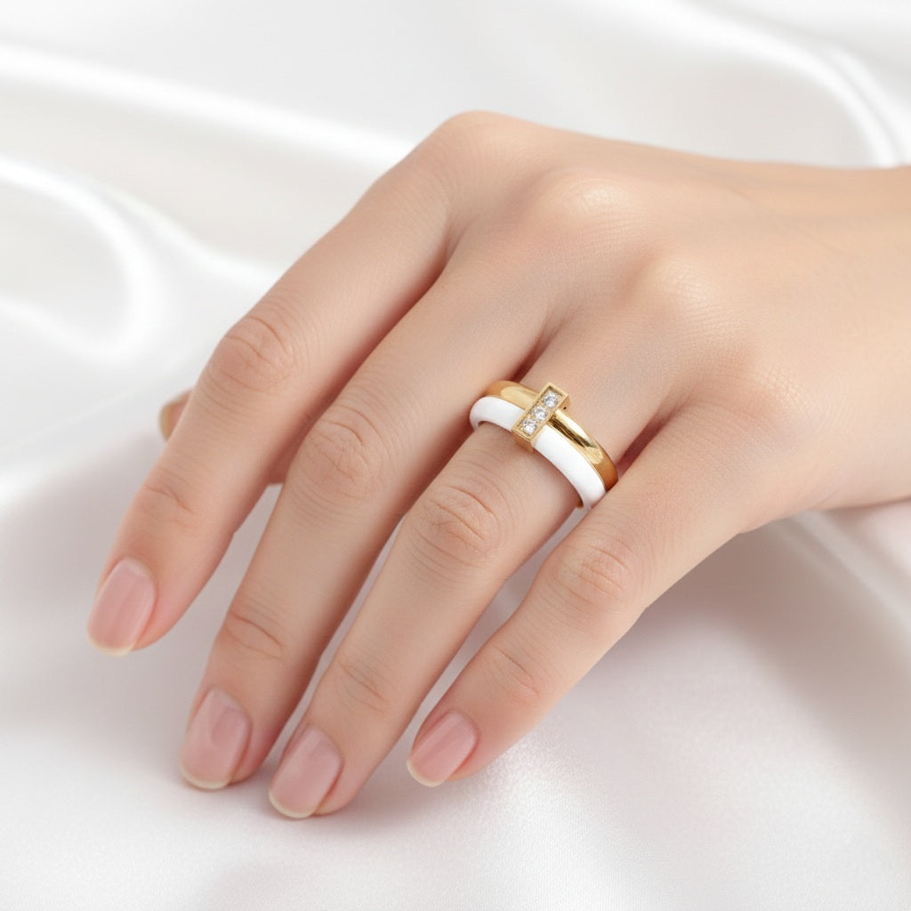 Gredzens "Keramika 2in1"