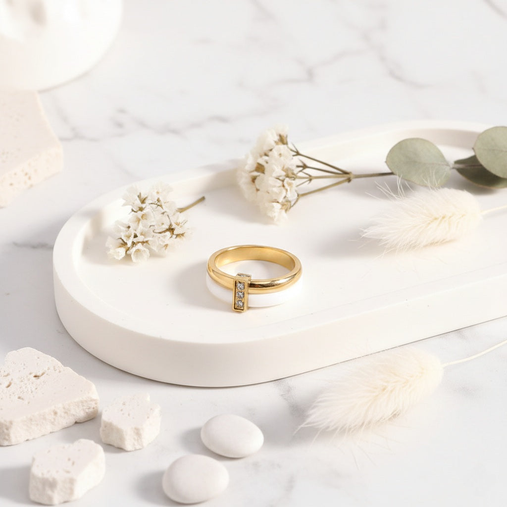 Gredzens "Keramika 2in1"