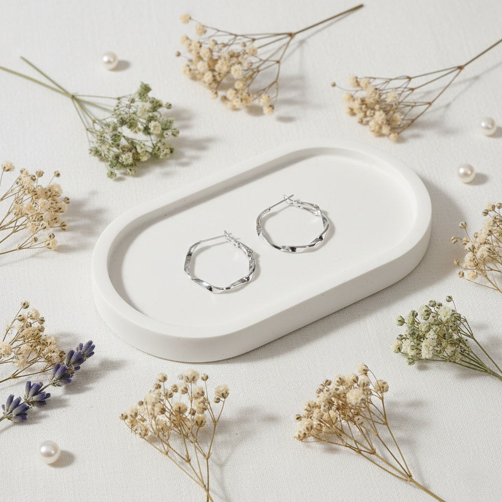 Auskari Bright round ones