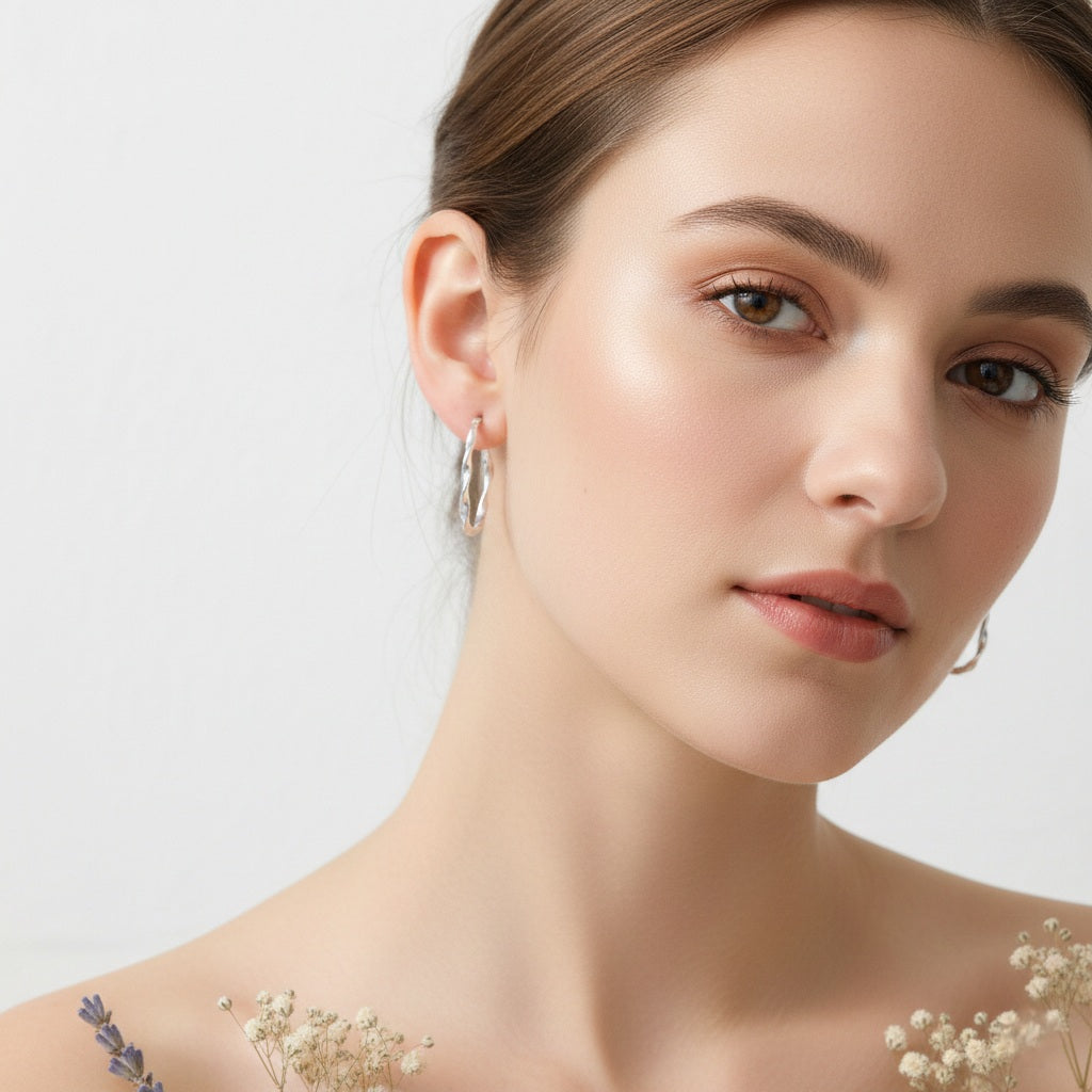 Auskari Bright round ones