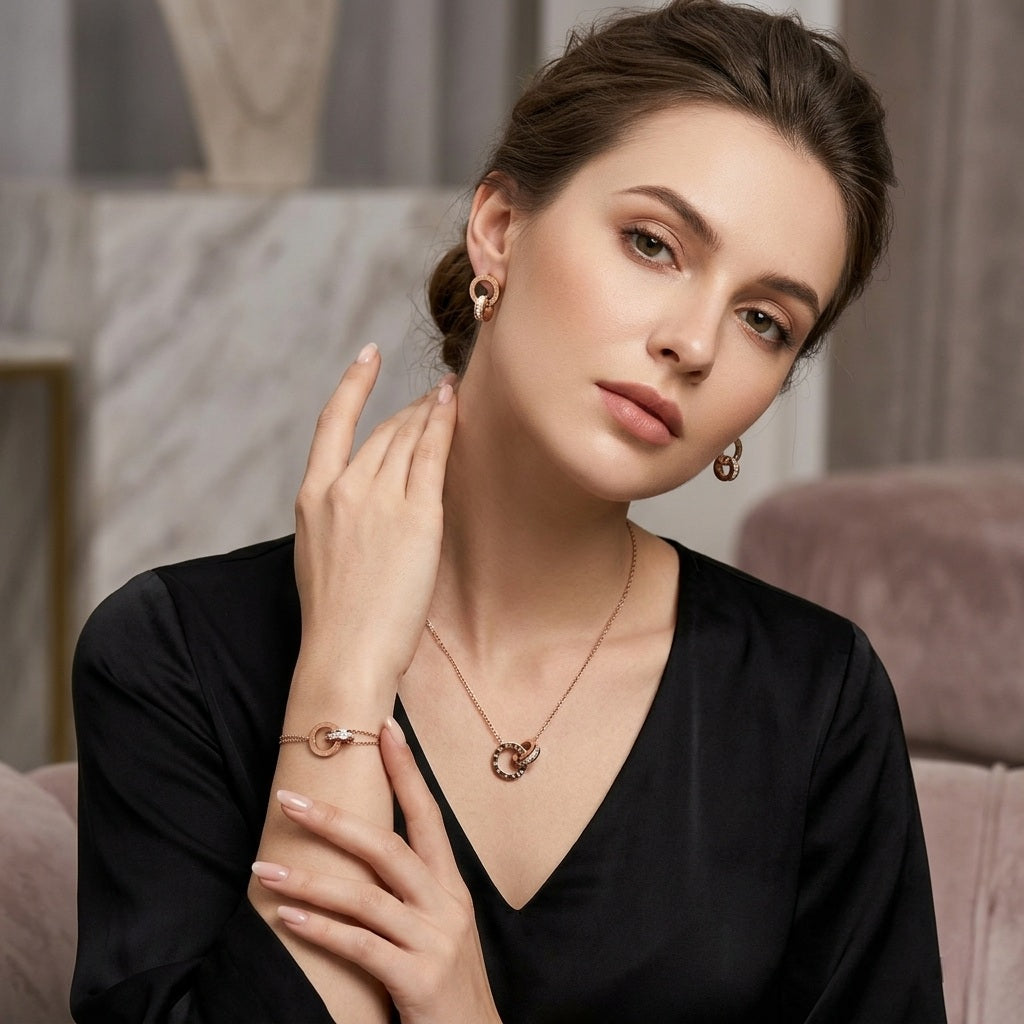 Rotu komplekts "Zelta romiešu kristāli"