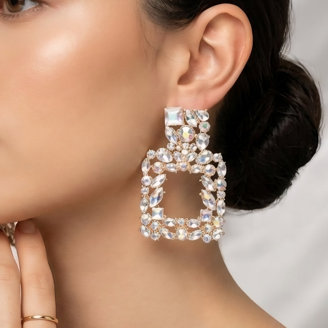 Auskari "Moderni" AB crystal