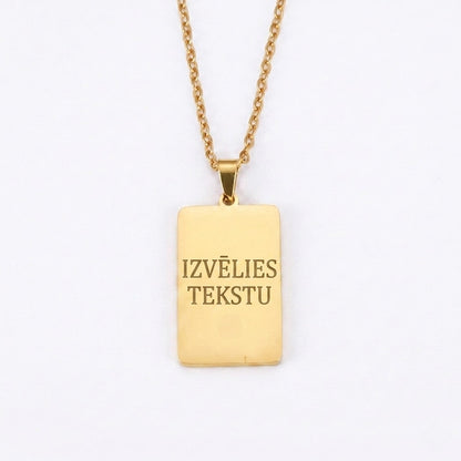 Kaklarota personalizē pats