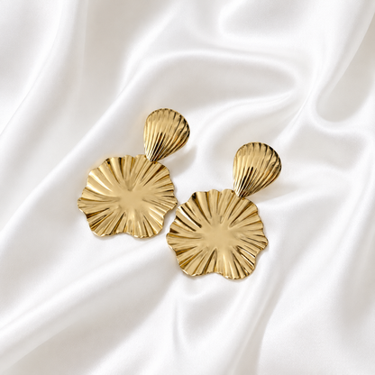 Auskari Wavy Gold