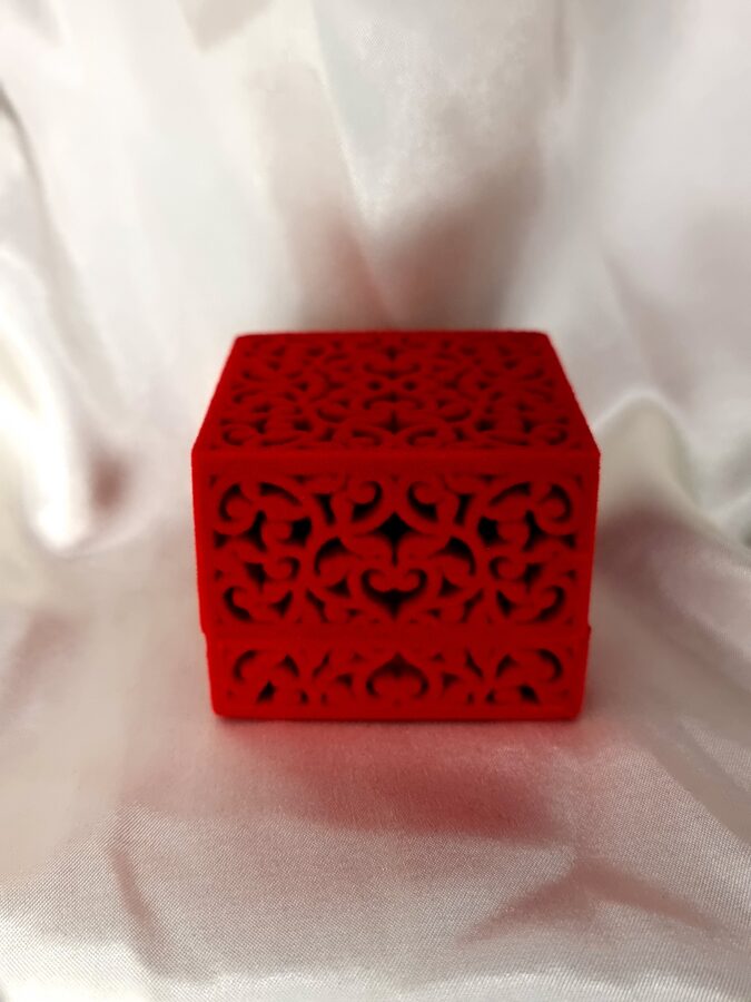 Gift box &quot;Red lace&quot;