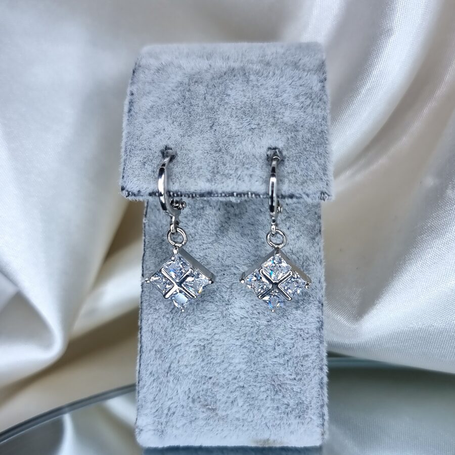 Earrings &quot;Four Crystals&quot;