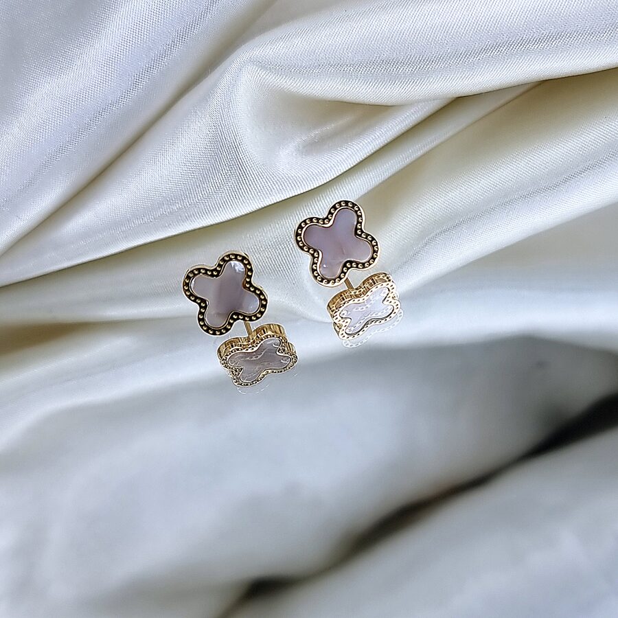 Earrings &quot;Flower stud&quot; /various colors/