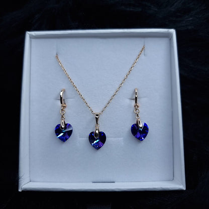 LUX class jewelry set &quot;Patricia - dark blue&quot;