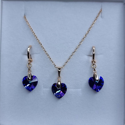 LUX class jewelry set &quot;Patricia - dark blue&quot;