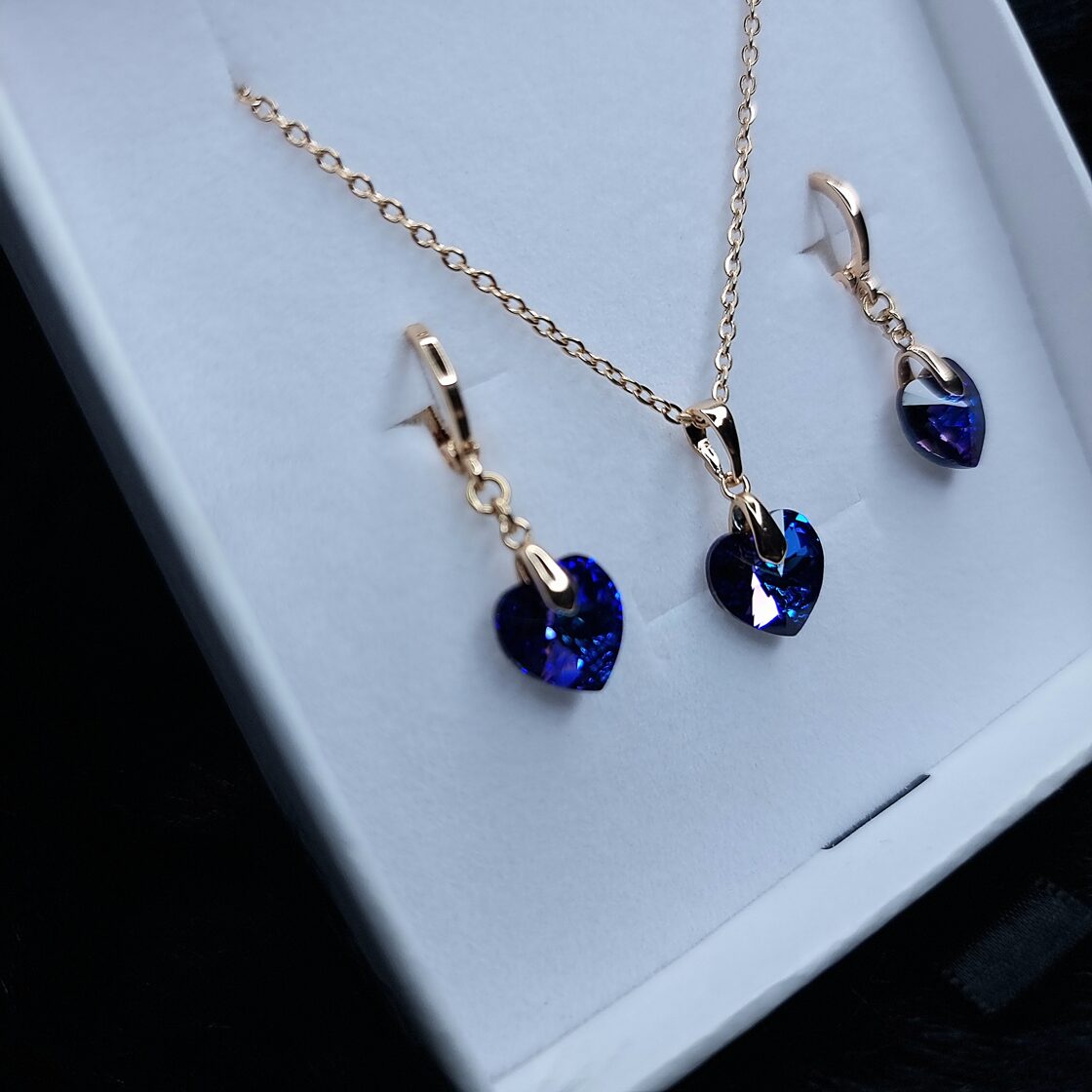 LUX class jewelry set &quot;Patricia - dark blue&quot;