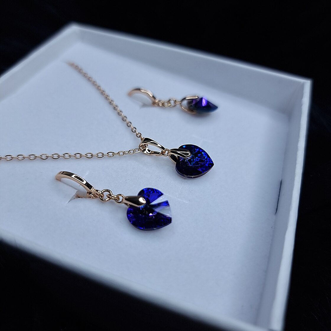 LUX class jewelry set &quot;Patricia - dark blue&quot;