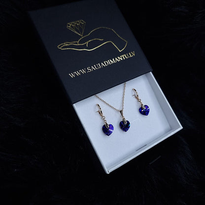 LUX class jewelry set &quot;Patricia - dark blue&quot;