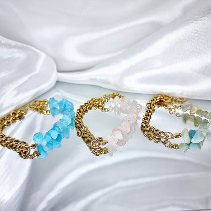 Bracelet &quot;Healing Stones - blue&quot;