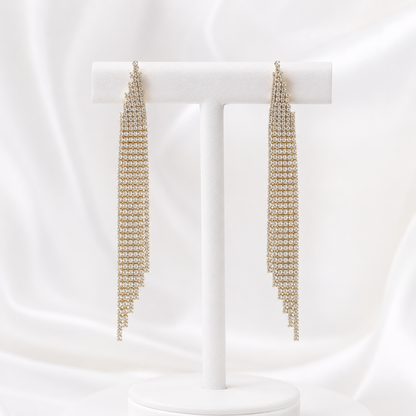 Auskari Statement gold light Crystal