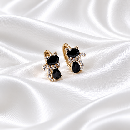Earrings Golden weave shimmer