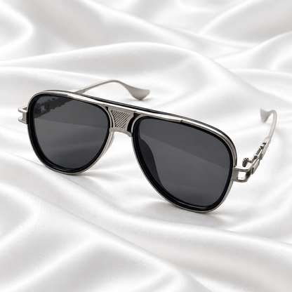 Saulesbrilles Eclipse Steel Aviators