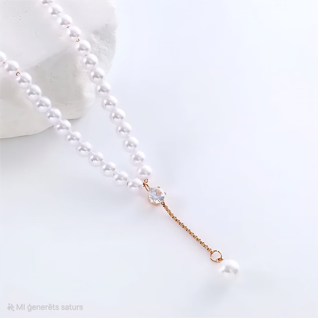 Kaklarota Pērles ar kristālu