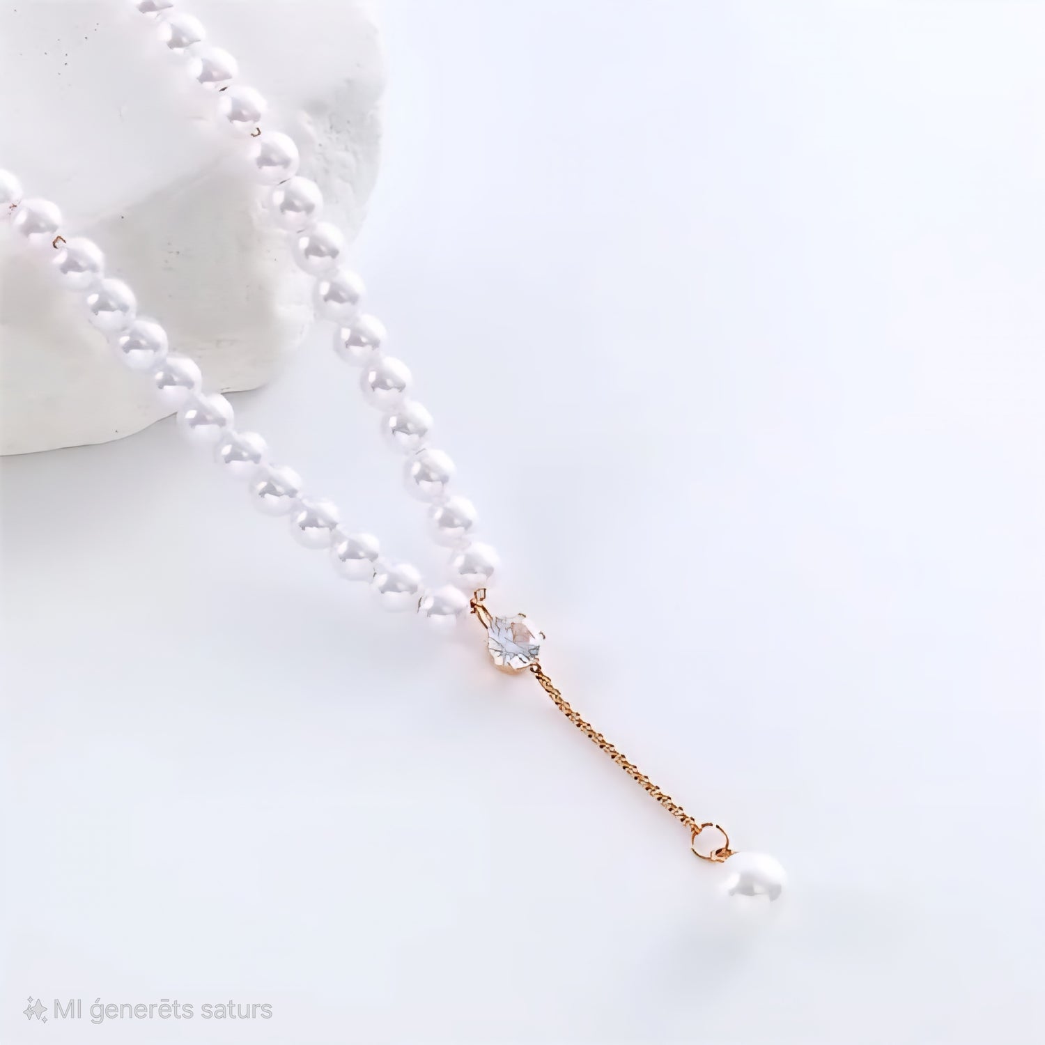 Kaklarota Pērles ar kristālu