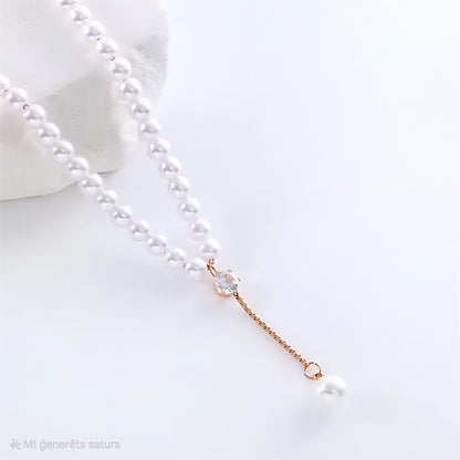 Kaklarota Pērles ar kristālu