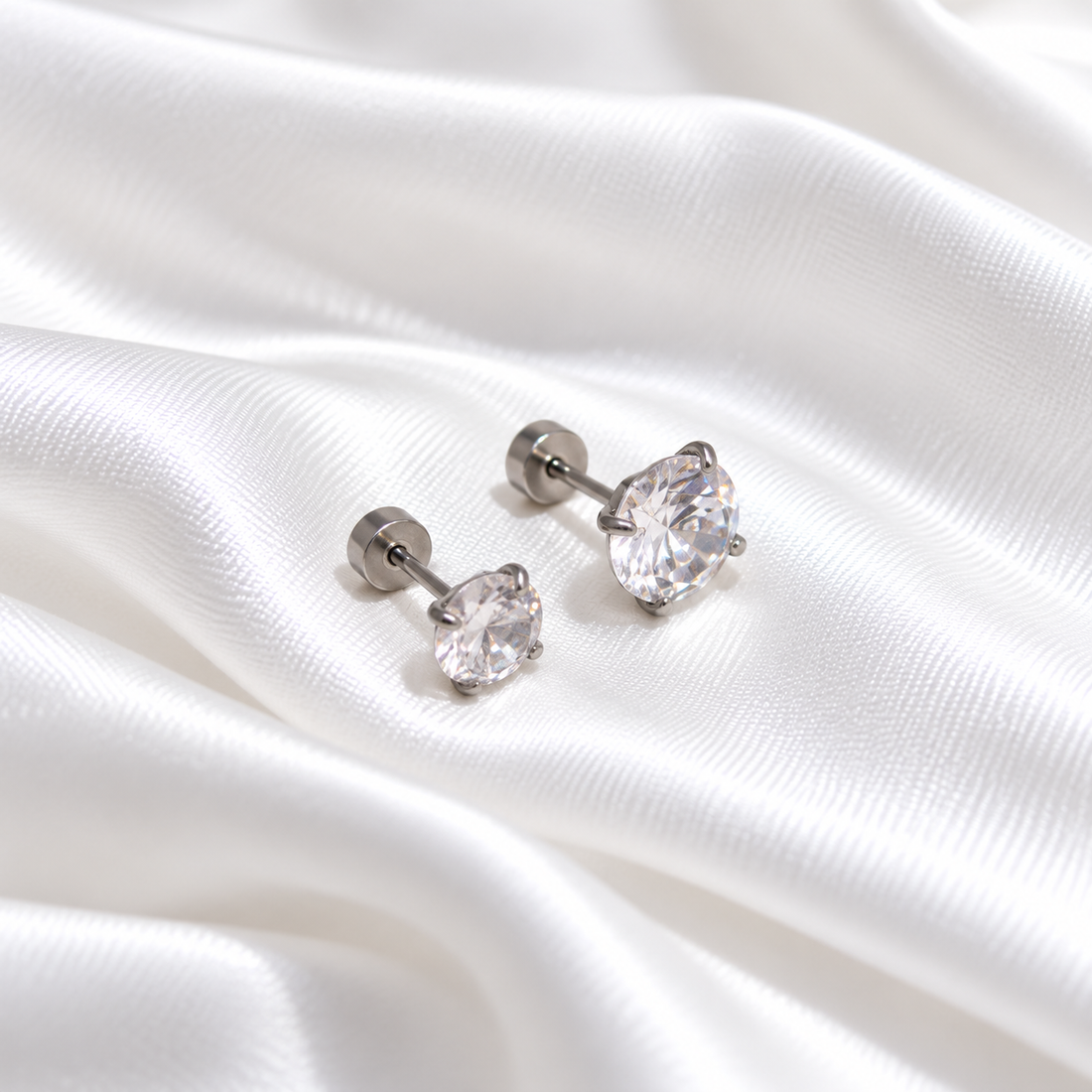 Pīrsingu komplekts Sparkling Solitaire kopā vai atsevišķi