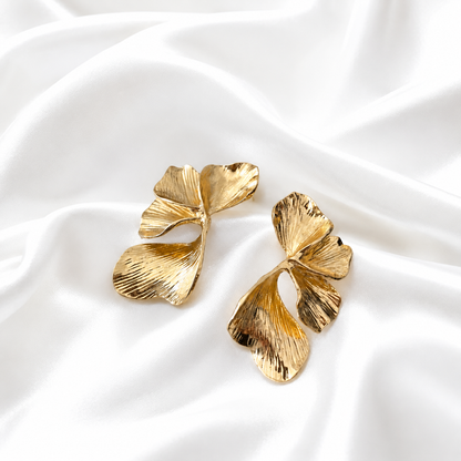 Auskari Sculpted Petal
