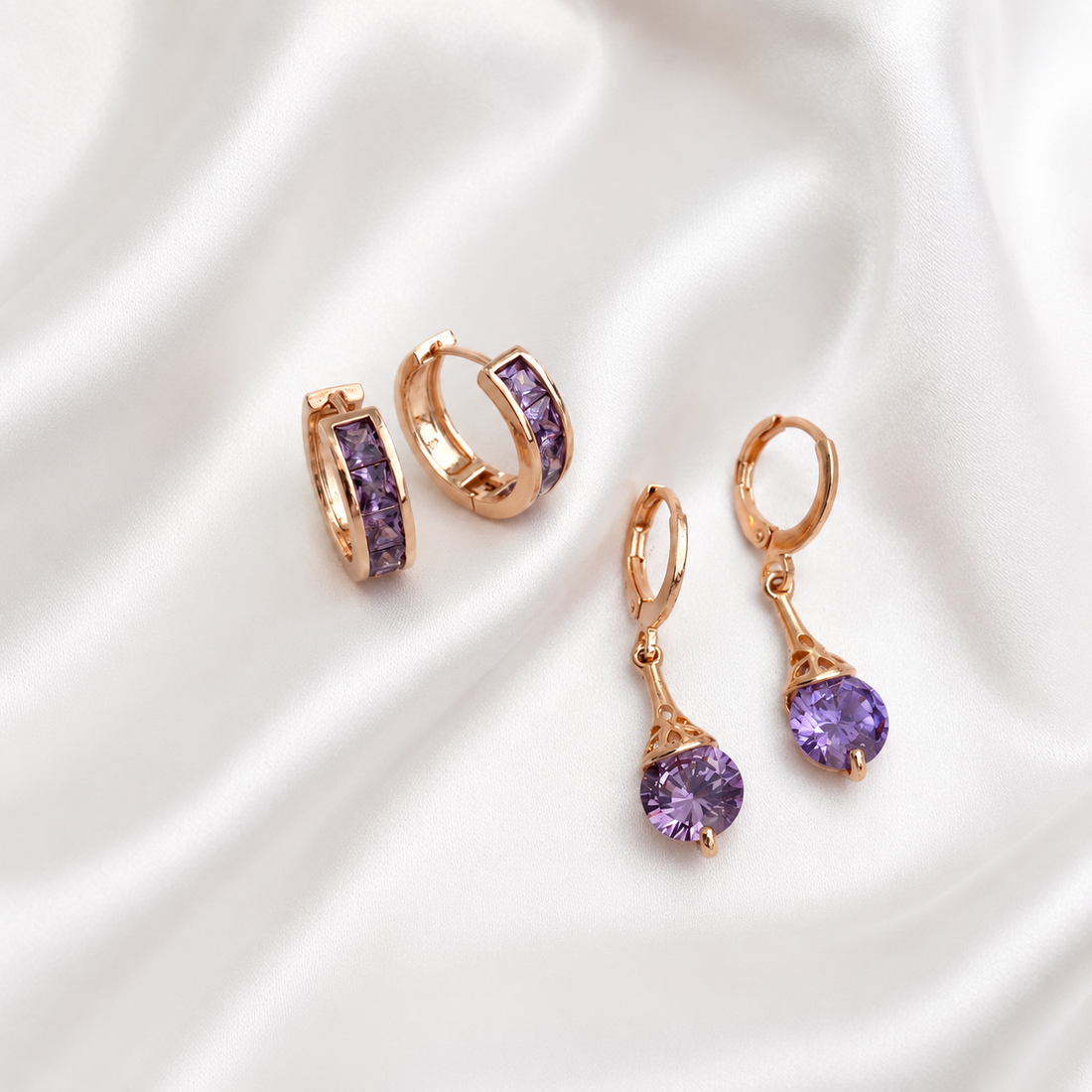 Auskaru komplekts Royal Violet
