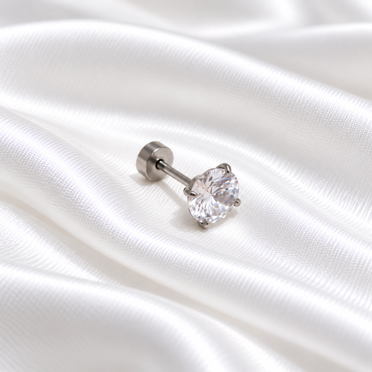 Pīrsingu komplekts Sparkling Solitaire kopā vai atsevišķi