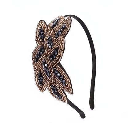 Matu stīpiņa "Pērļu zieds" zeltīti pelēka