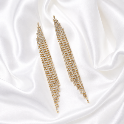Auskari Statement gold light Crystal