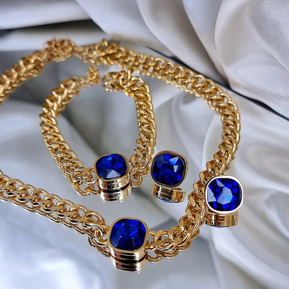 Jewelry set &quot;Blue shades...&quot;