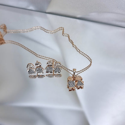 Jewelry set &quot;Two kids&quot;