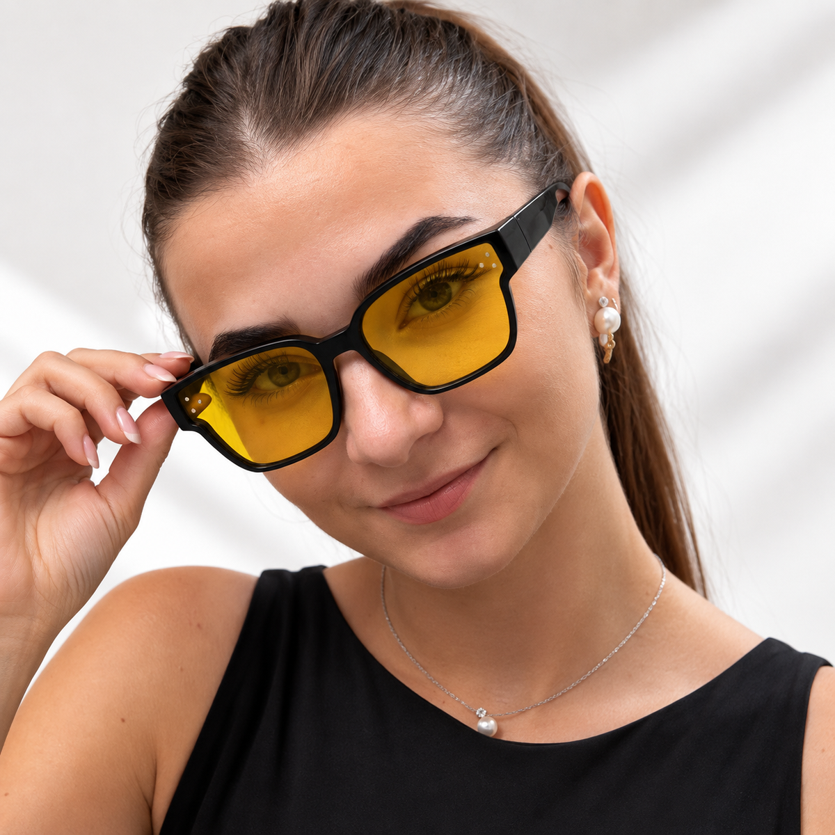 Saulesbrilles Amber Glow