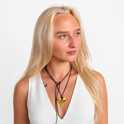 Kaklarota Amour Gold Heart Cord