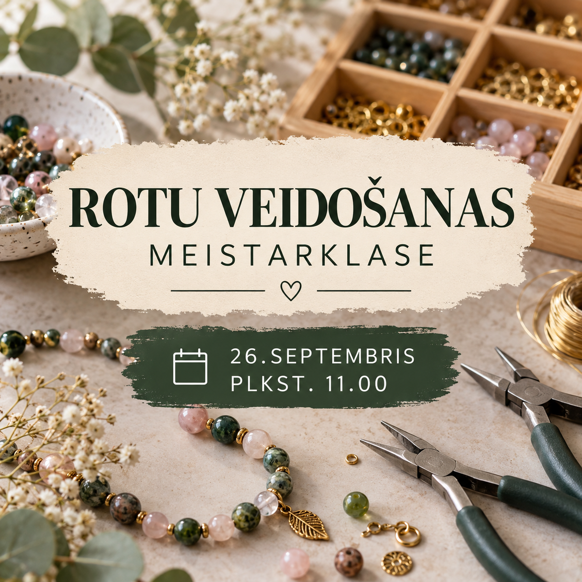 Meistarklase 26.septembrī| rotu veidošana