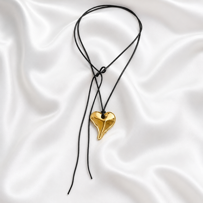 Kaklarota Amour Gold Heart Cord