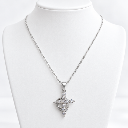 Kaklarota Crystal Embellished Cross Light
